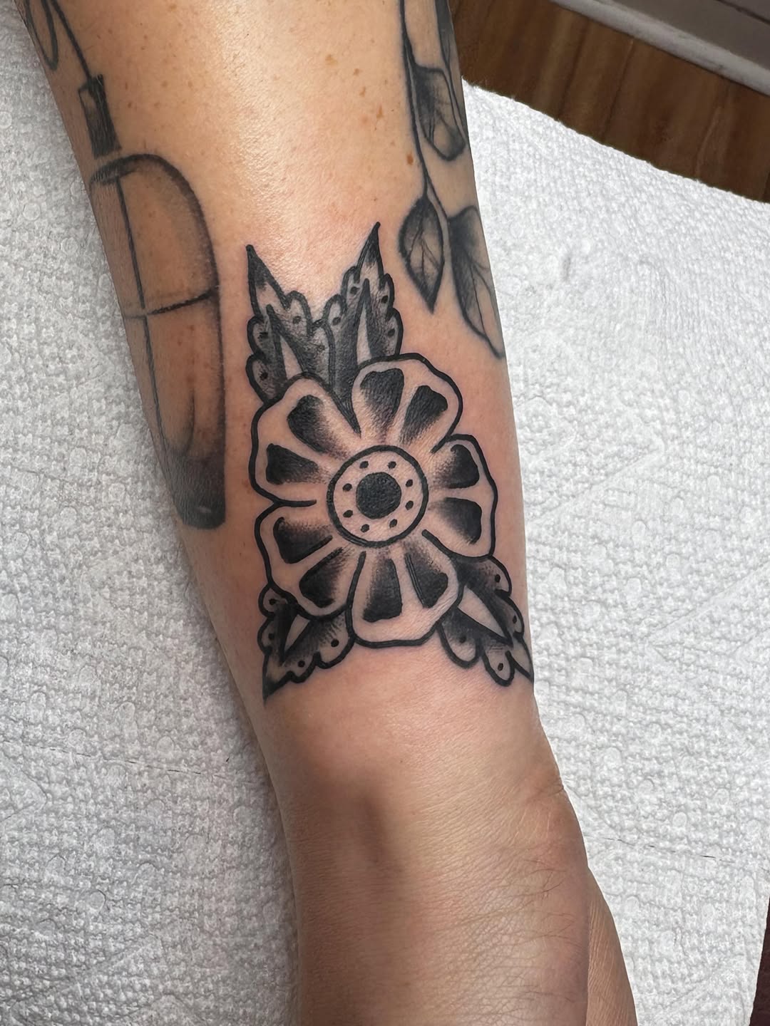 Tattoo by @evanbissotattoos — american_traditional, black_and_grey