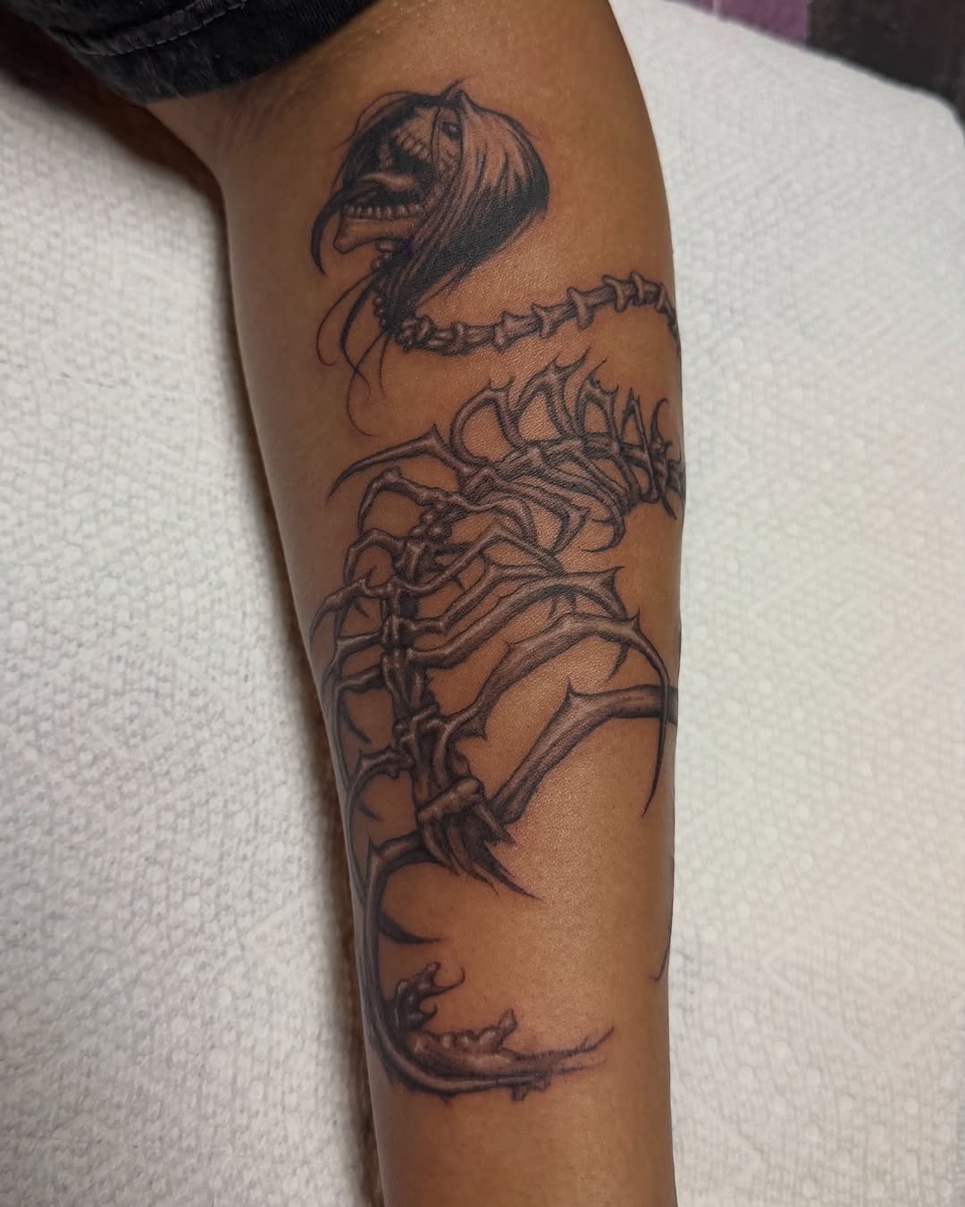Tattoo by @transtamp — dark_realism, illustrative