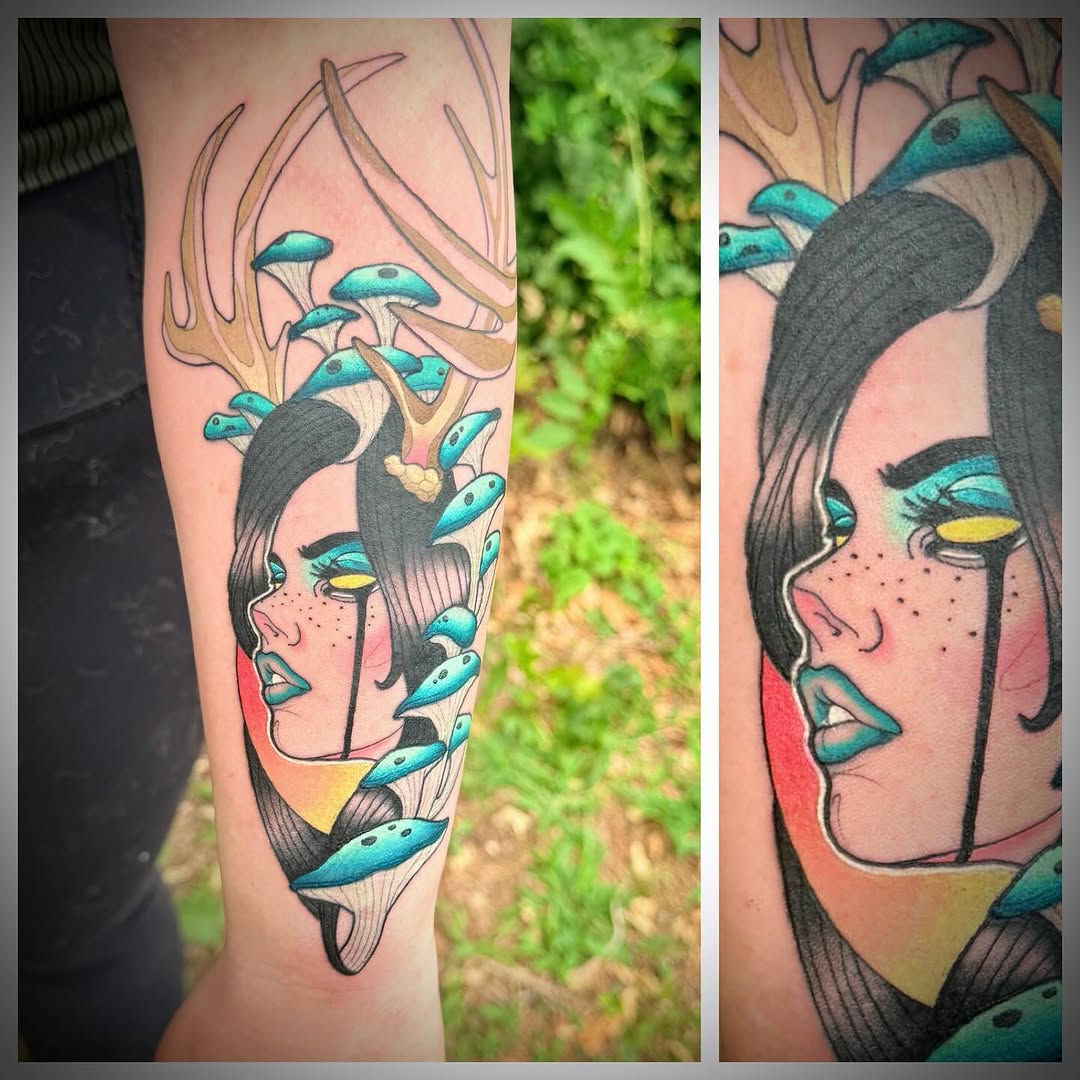 Tattoo by @stevehookertattoo — illustrative, new_school