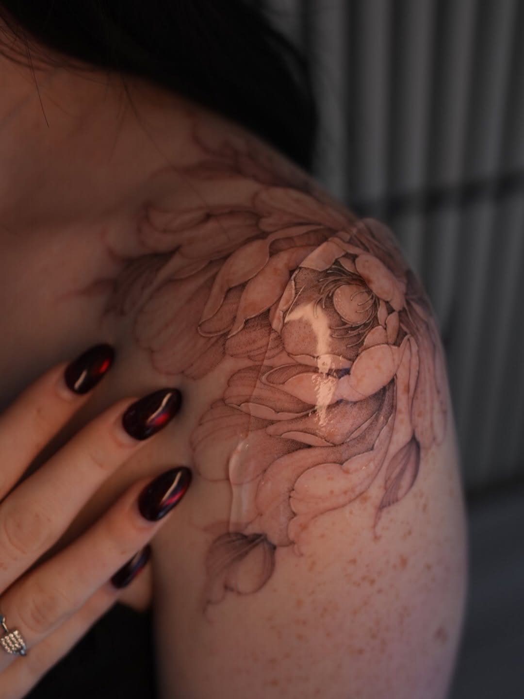 Tattoo by @vxn.ink — fine_line, black_and_grey