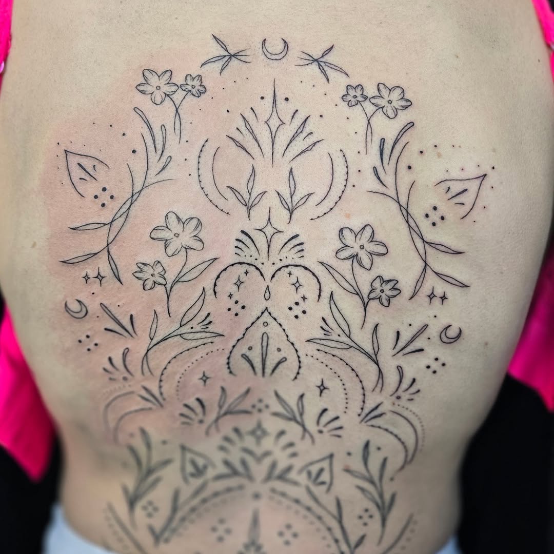Tattoo by @taylornichole.tattoos — fine_line, ornamental