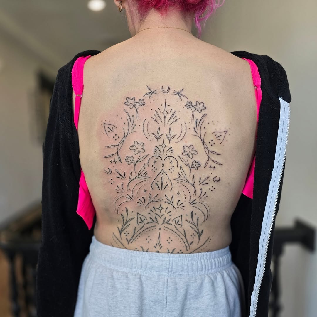 Tattoo by @taylornichole.tattoos — fine_line, ornamental