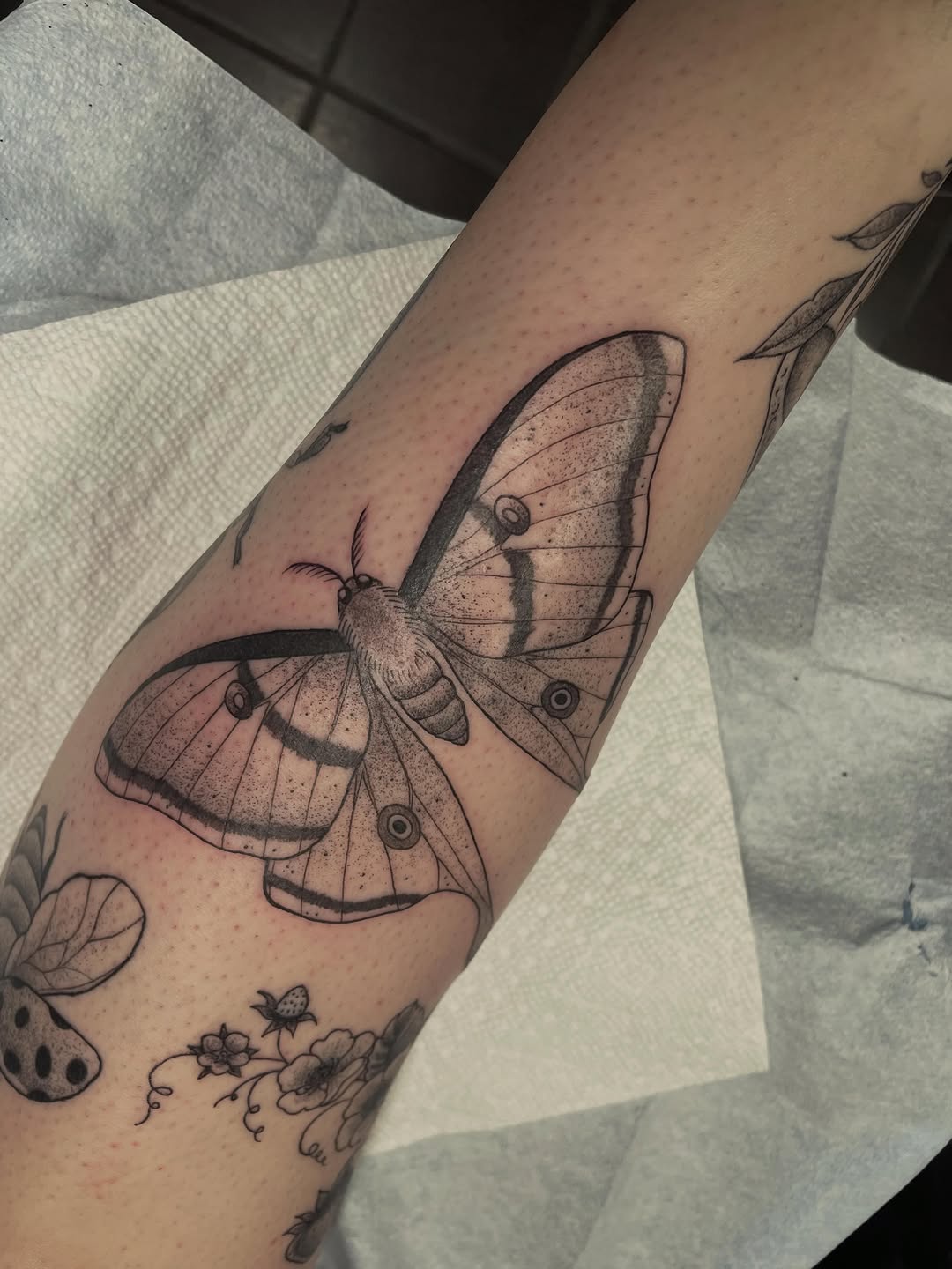 Tattoo by @andreyu187 — illustrative, black_and_grey