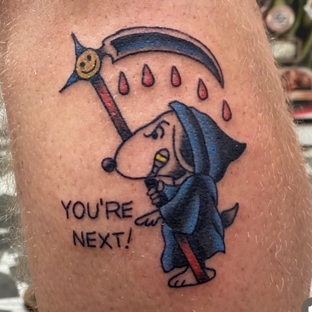 Tattoo by @hogtowntattoo — new_school, lettering_script