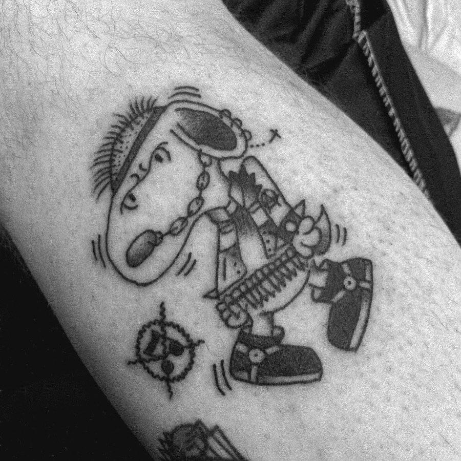 Tattoo by @hogtowntattoo — ignorant, black_and_grey