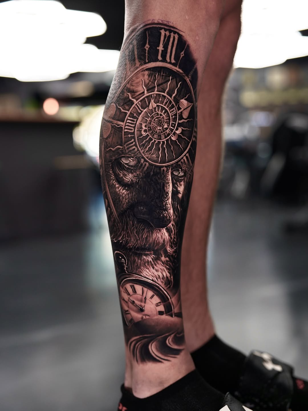 Tattoo by @zakperry_tattoos β realism, black_and_grey