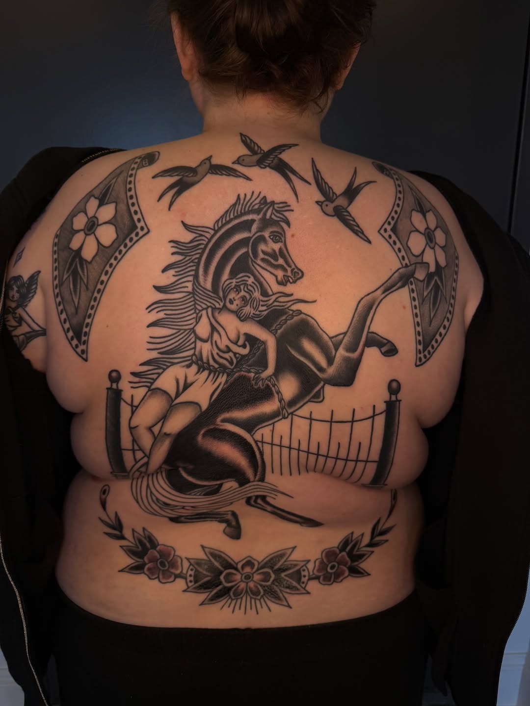 Tattoo by @zimovan β american_traditional, black_and_grey