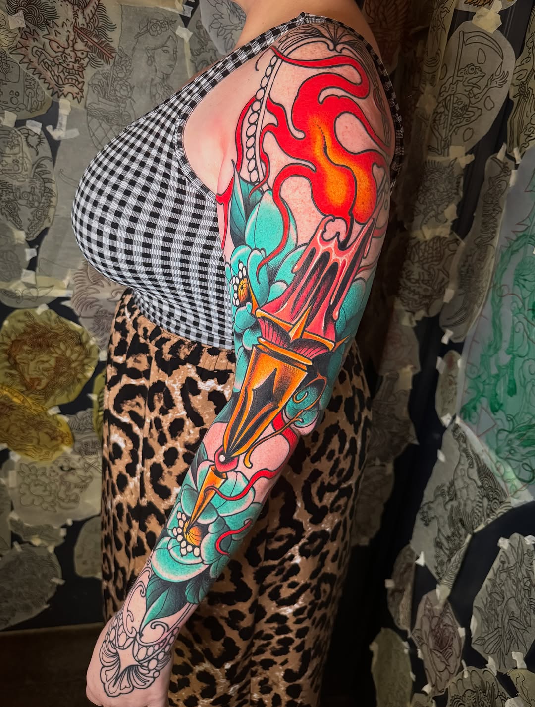 Tattoo by @_jesstattoos — neo_traditional, illustrative