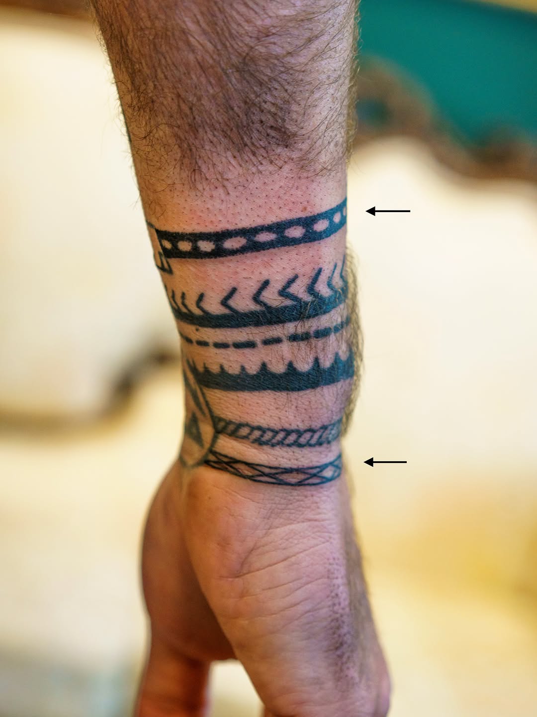 Tattoo by @stacytangtattoo — tribal, geometric