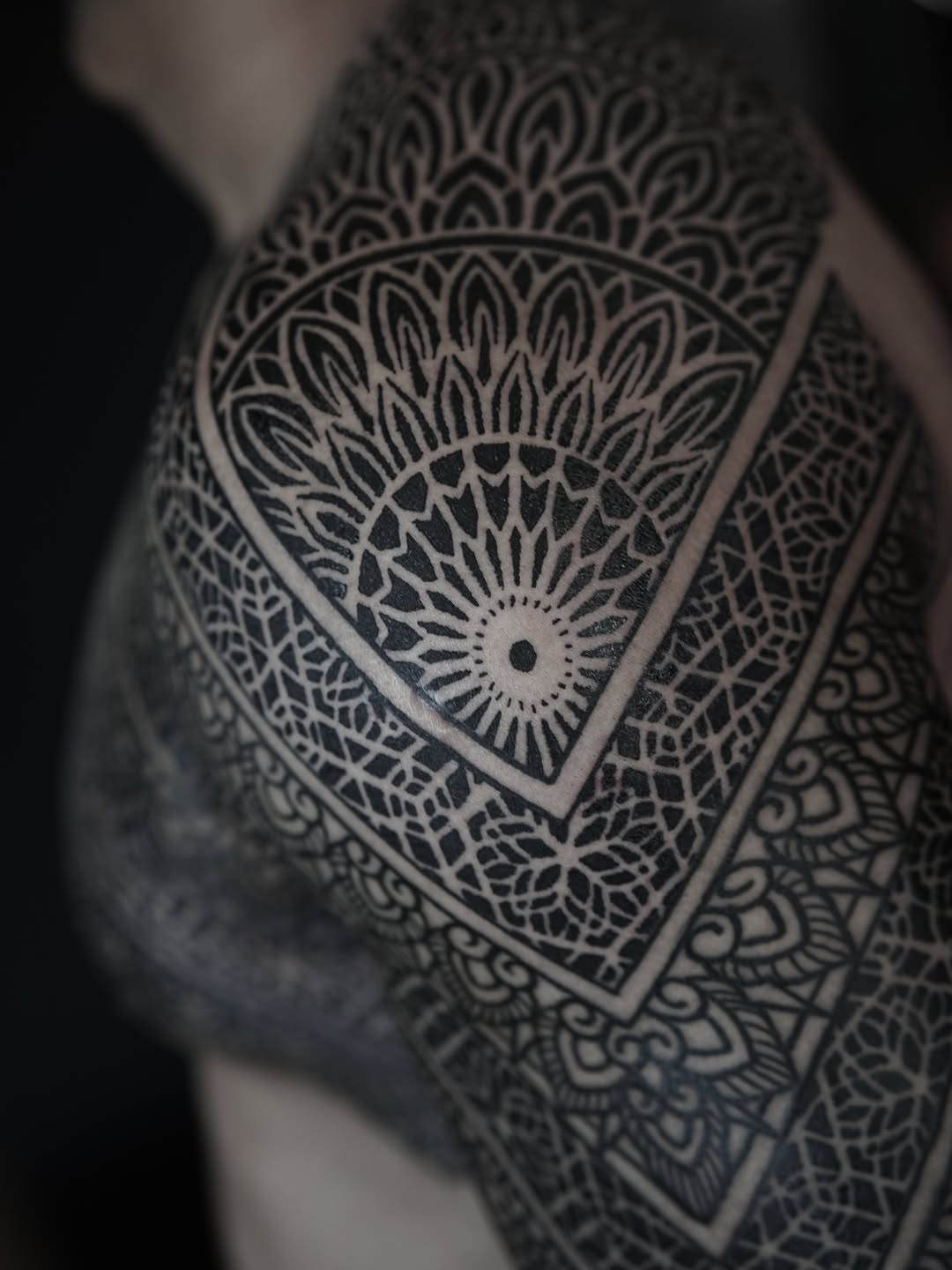 Tattoo by @oliver_kenton — geometric, blackwork