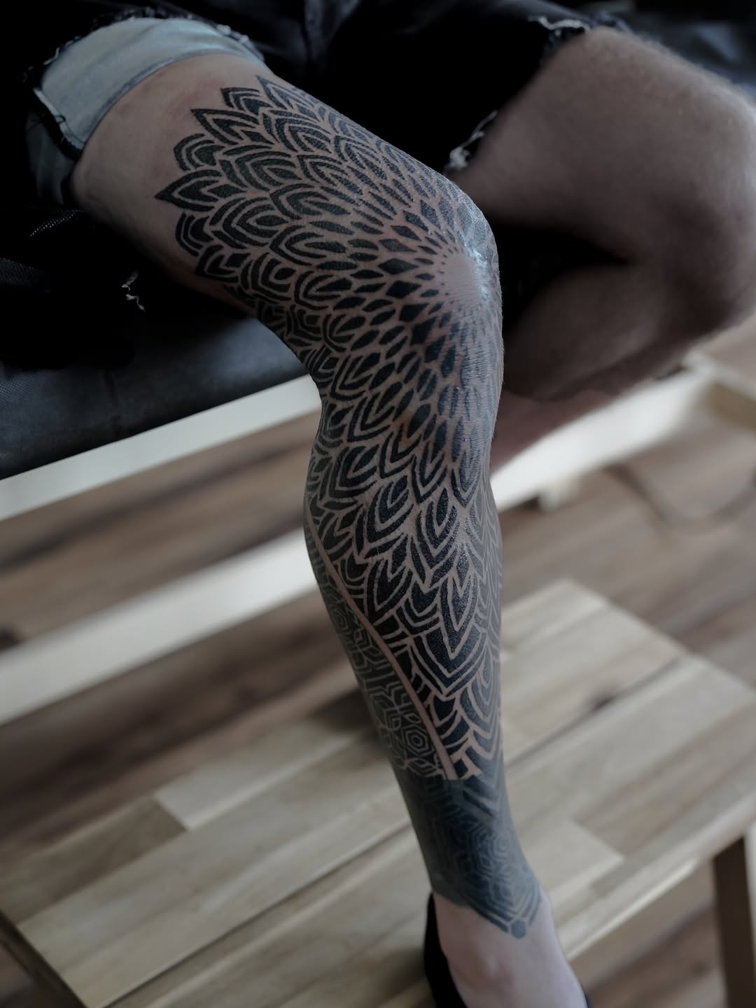 Tattoo by @oliver_kenton — geometric, blackwork