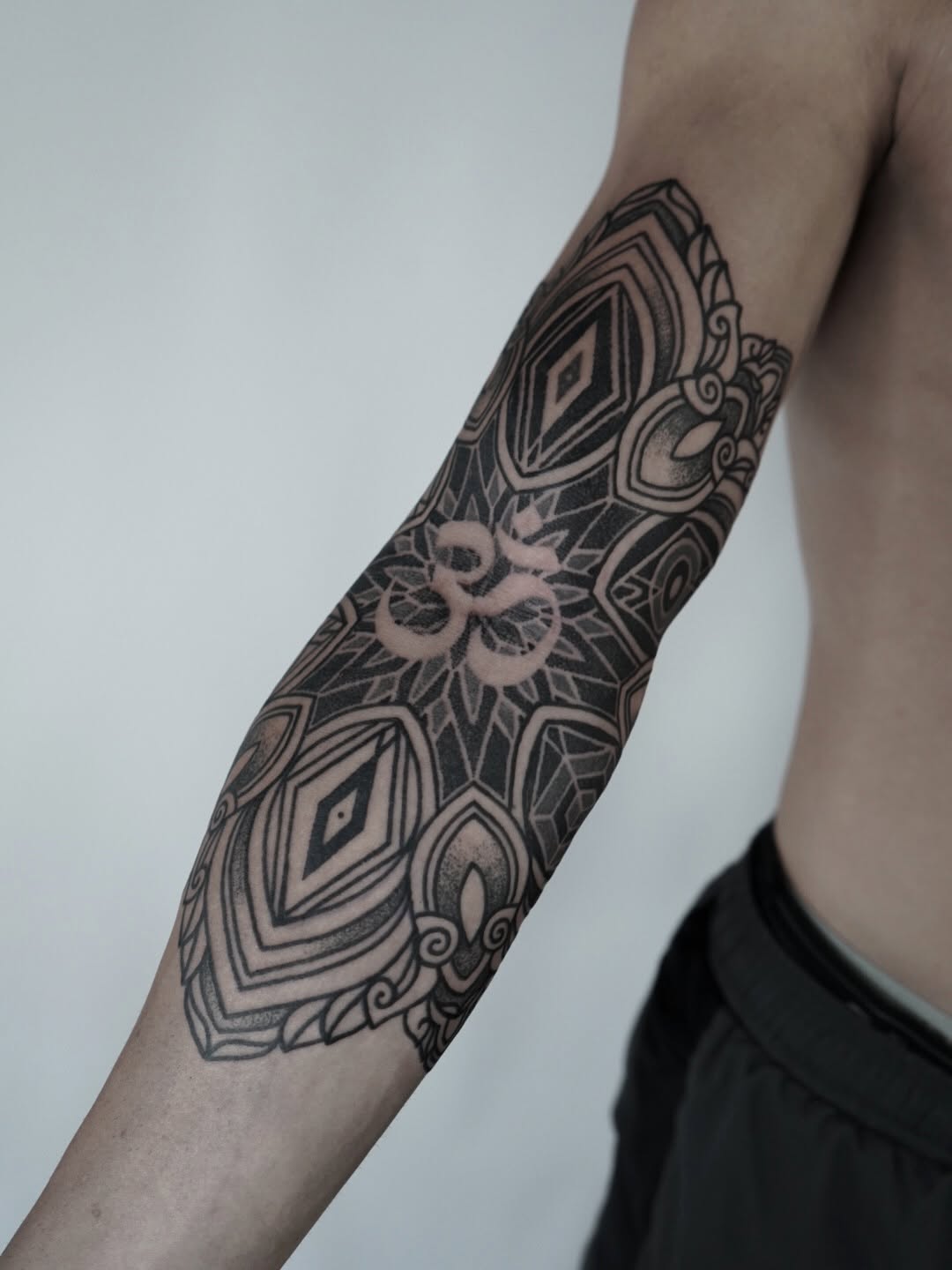 Tattoo by @oliver_kenton — geometric, dotwork