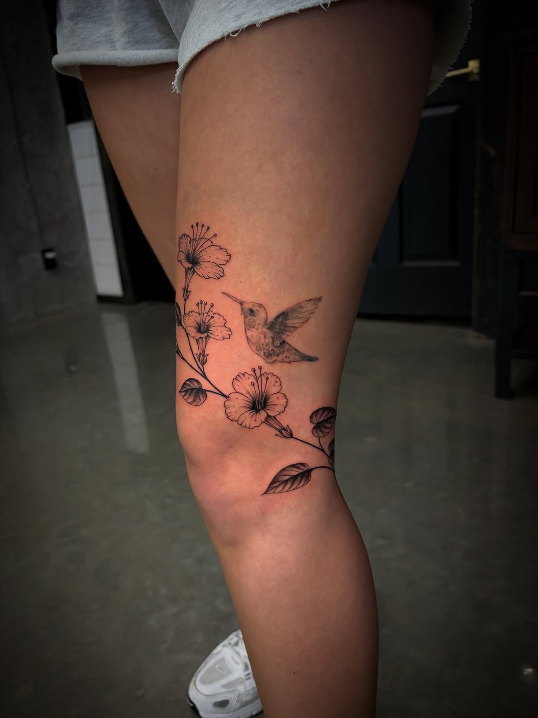 Tattoo by @moogietats — fine_line, black_and_grey