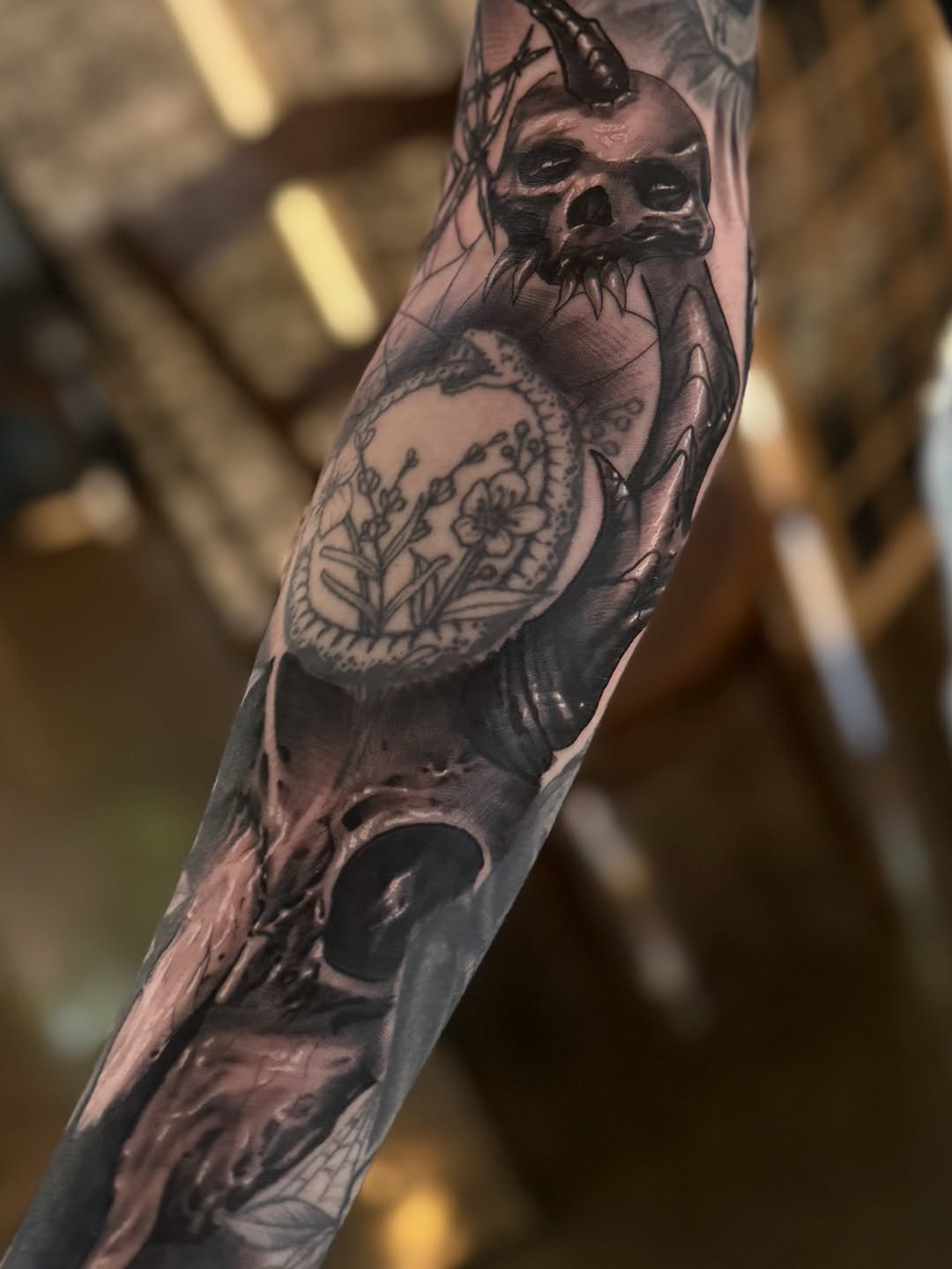 Tattoo by @mileshaysmith_ttt — realism, dark_realism