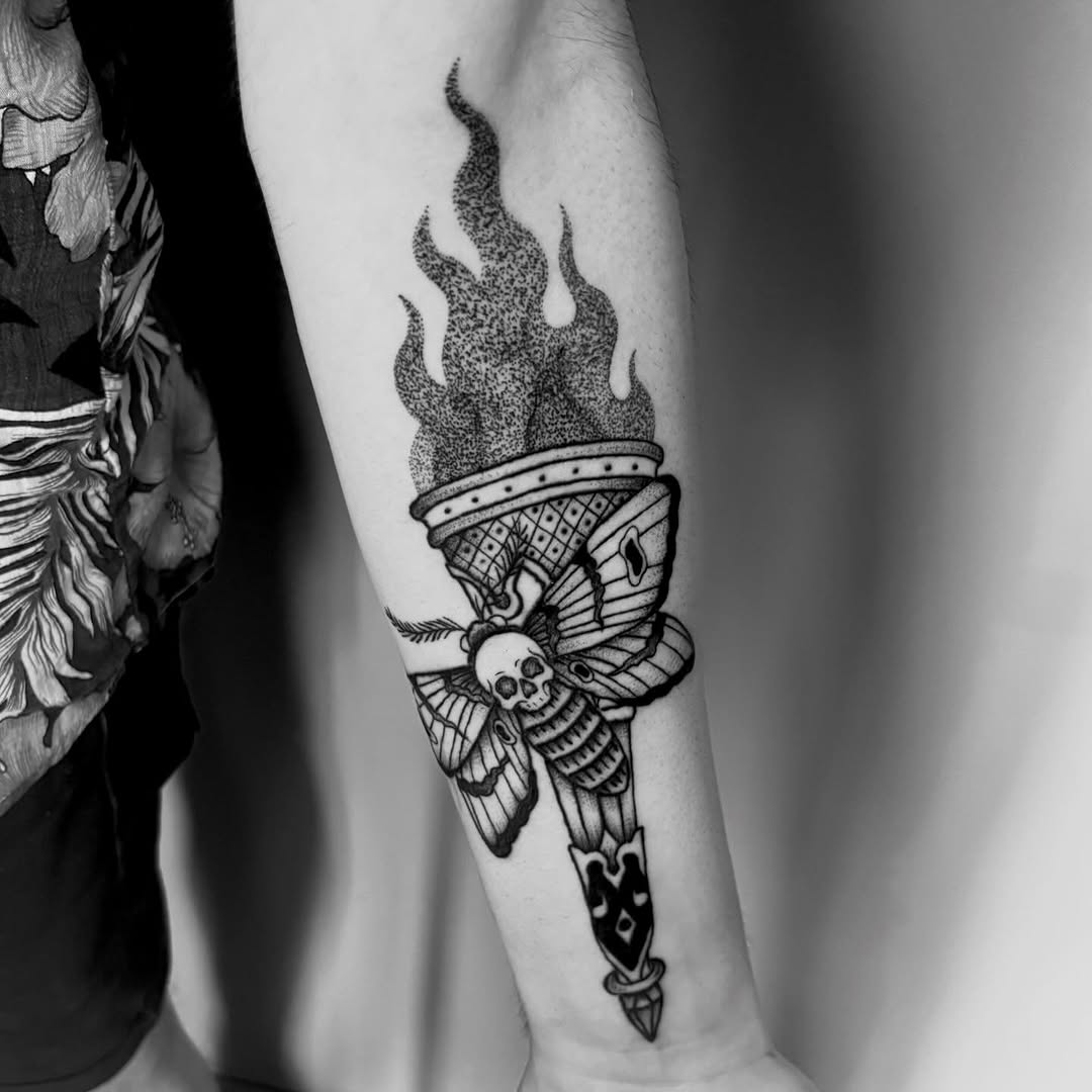 Tattoo by @x_bryan_black_x — blackwork