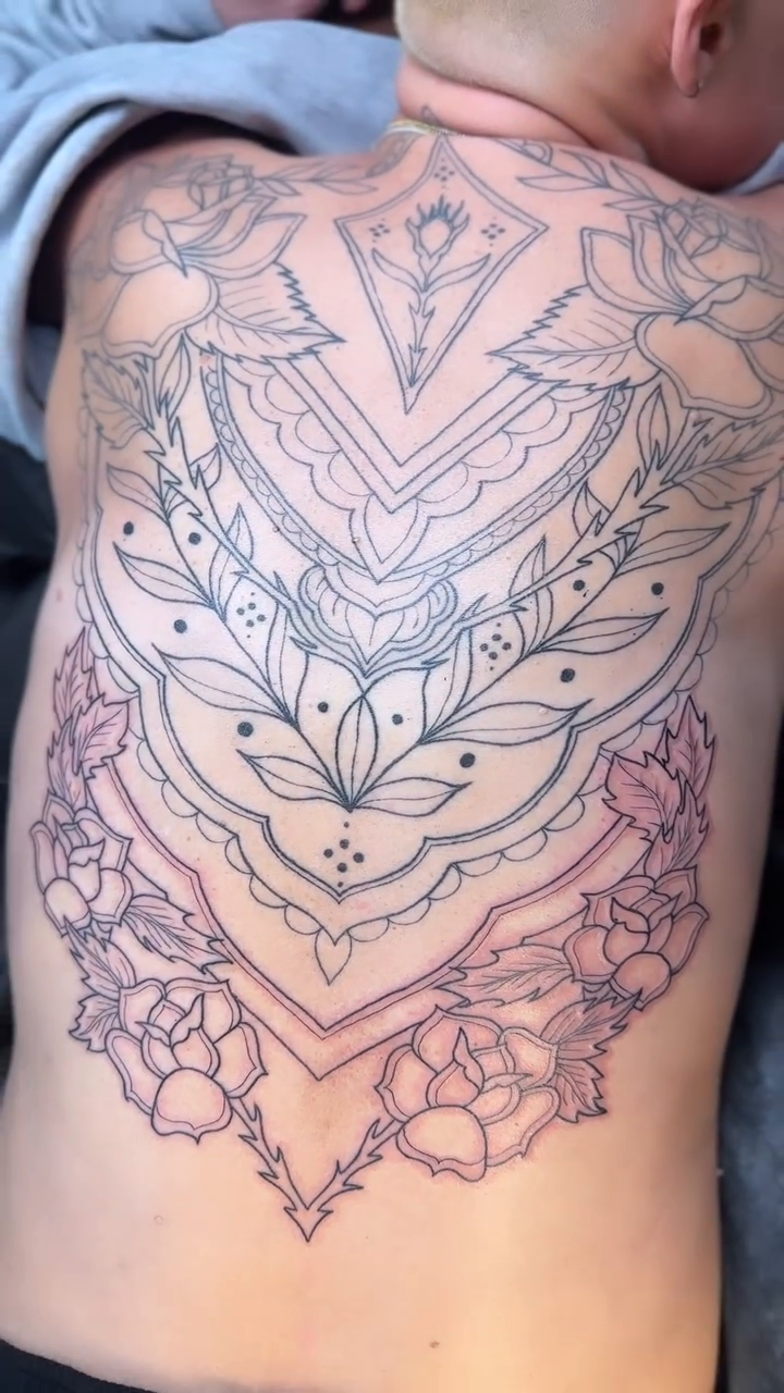 Tattoo by @hayleythomastattoos — geometric, ornamental