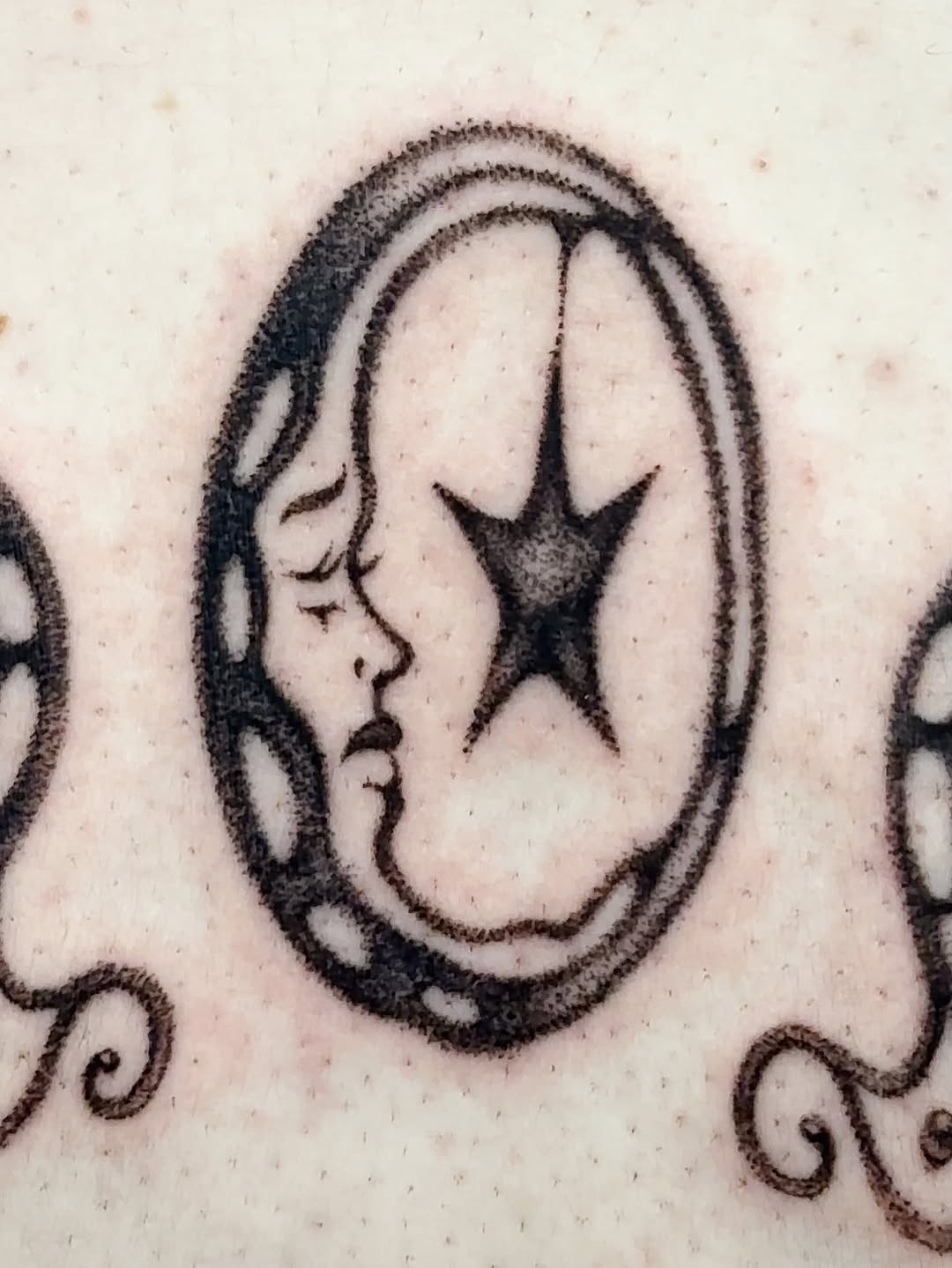 Tattoo by @tatz_doll โ blackwork