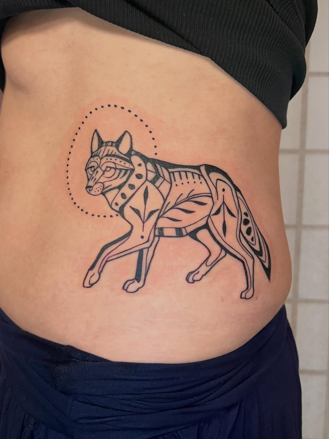 Tattoo by @zoeloutattoo — geometric, blackwork