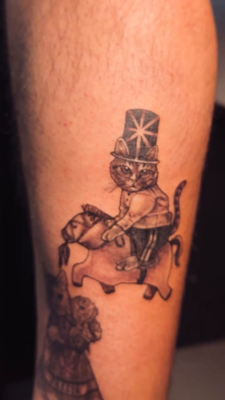 Tattoo by @ink_eating — black_and_grey, illustrative