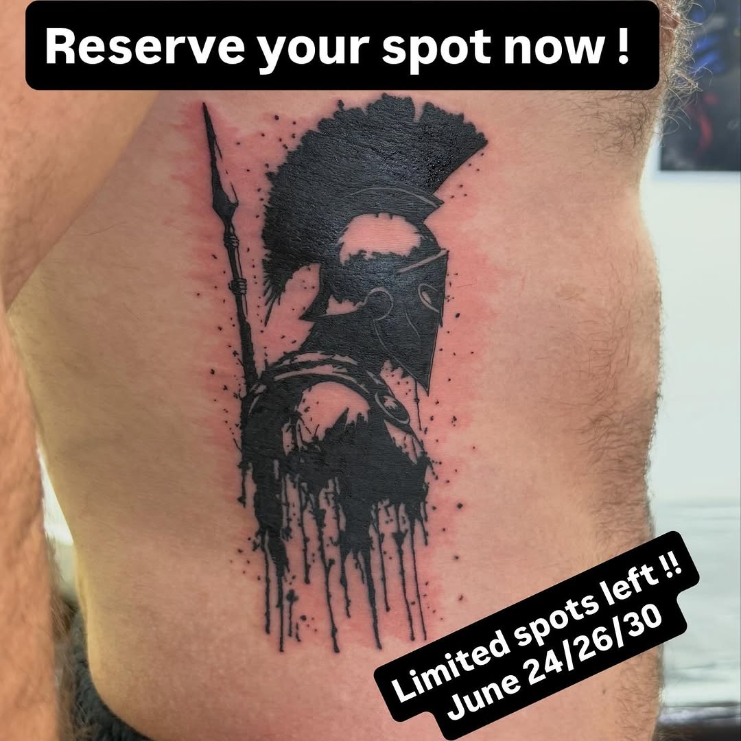 Tattoo by @poppins1384 — blackwork, trash_polka