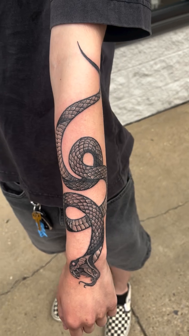 Tattoo by @autumnrosetattoos — black_and_grey, realism
