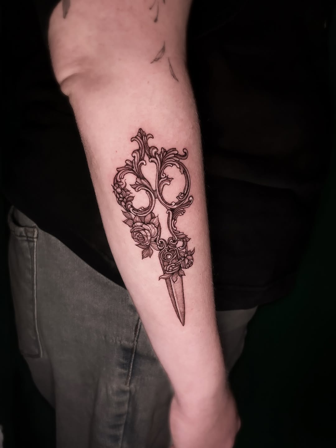 Tattoo by @dyingdelicately β illustrative, black_and_grey