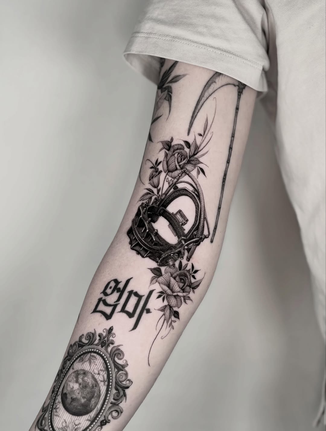 Tattoo by @brittnaami β black_and_grey, illustrative
