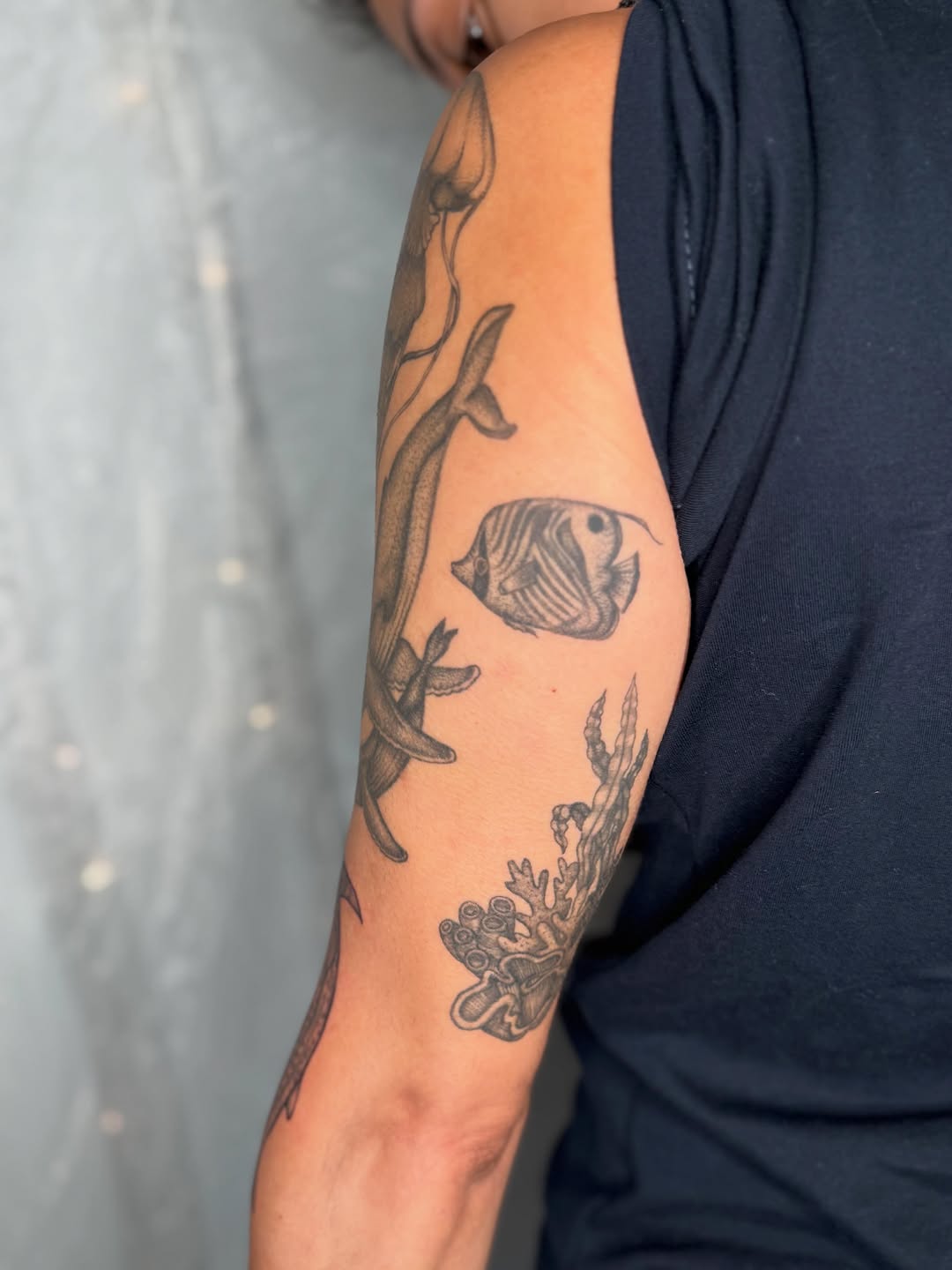 Tattoo by @promethearising — black_and_grey, realism