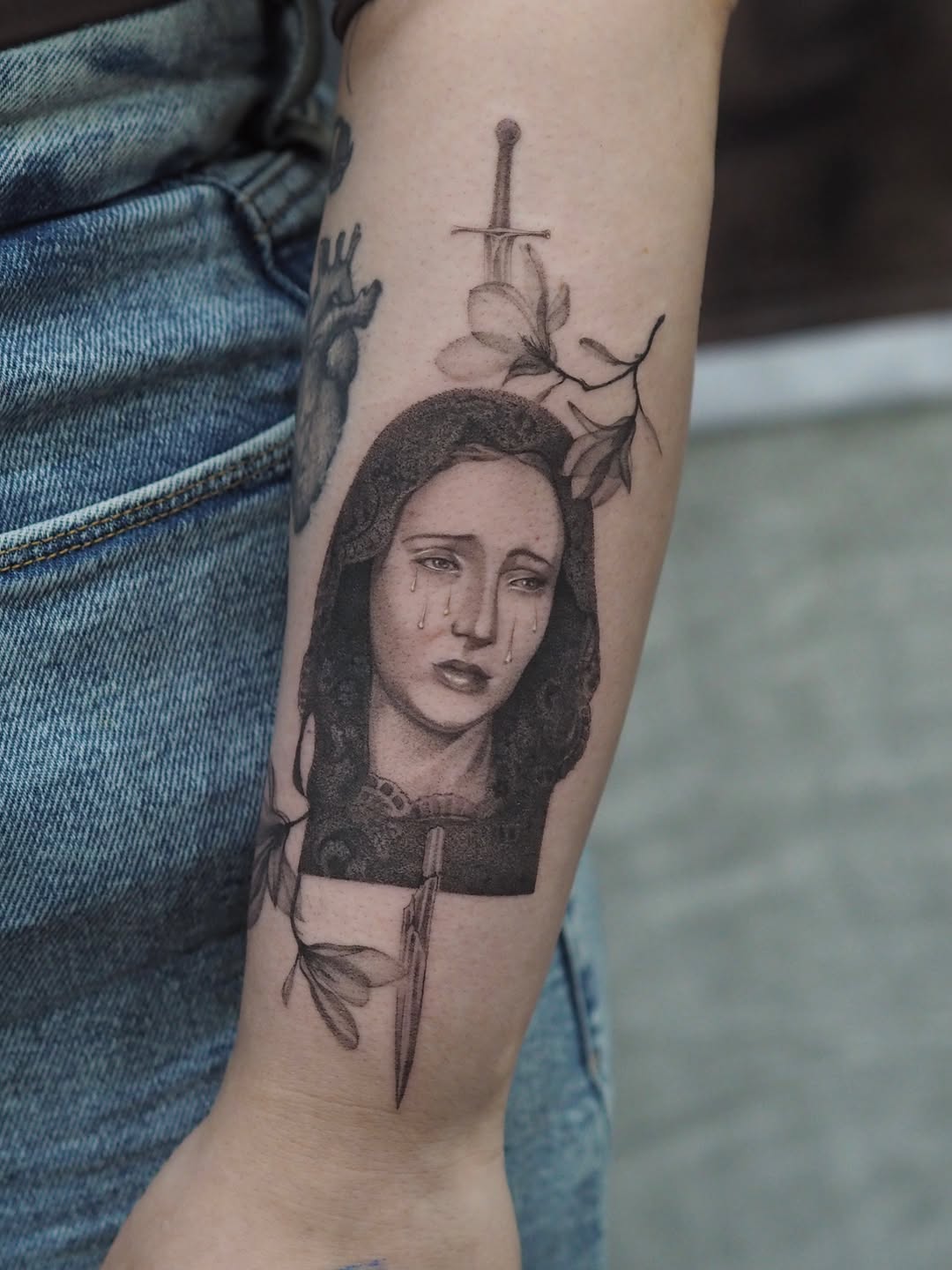 Tattoo by @pakhanova — realism, black_and_grey