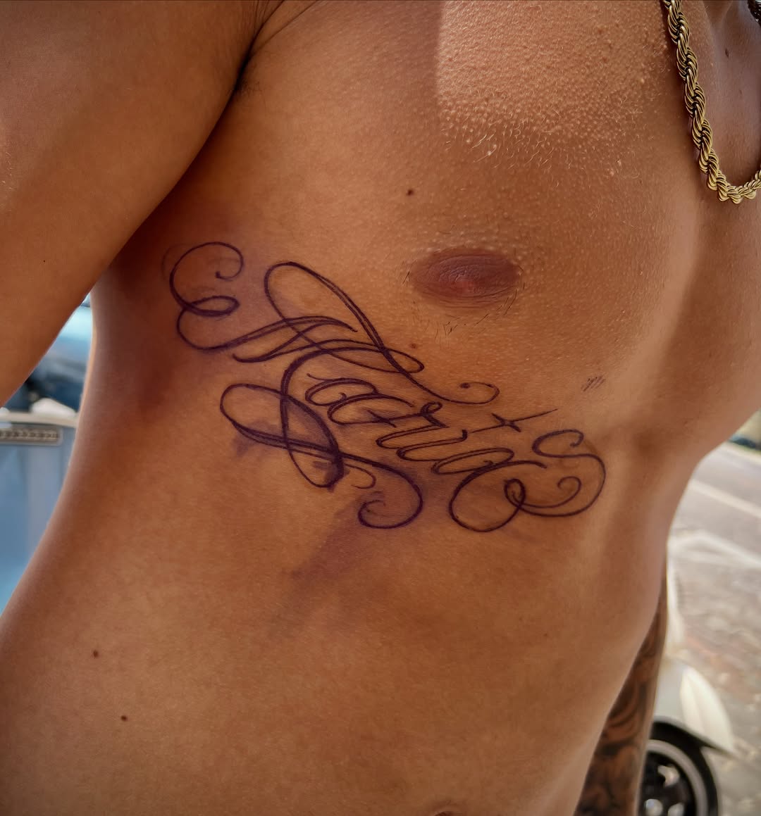 Tattoo by @blot_tattoo — lettering_script