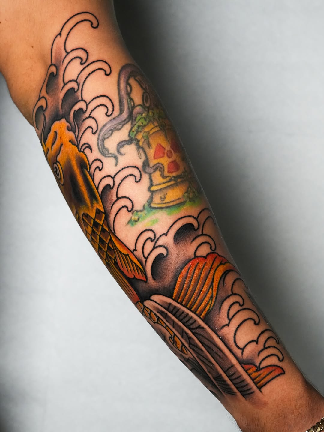 Tattoo by @robinson.tattoo โ japanese_irezumi, trash_polka