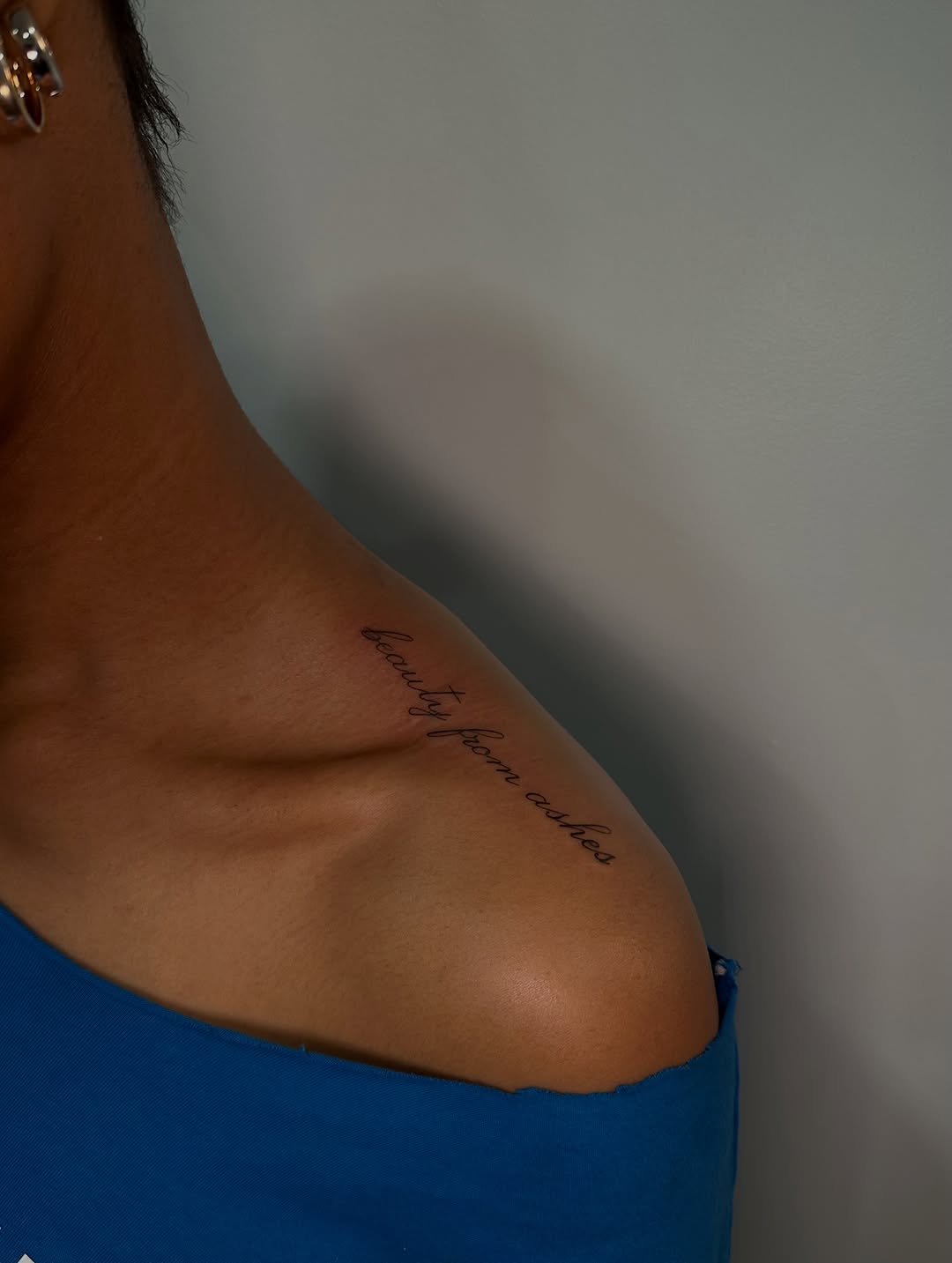 Tattoo by @dirtydianna_tatts โ lettering_script, fine_line