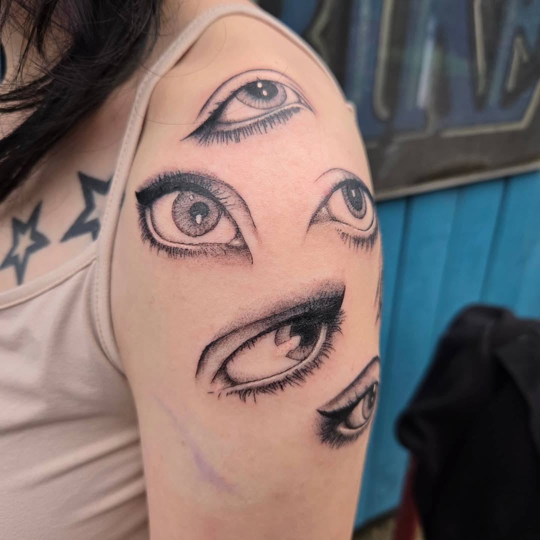 Tattoo by @chainveil.tattoo — illustrative, black_and_grey