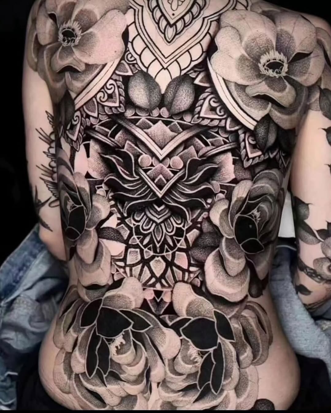 Tattoo by @borisbianchi — blackwork, ornamental