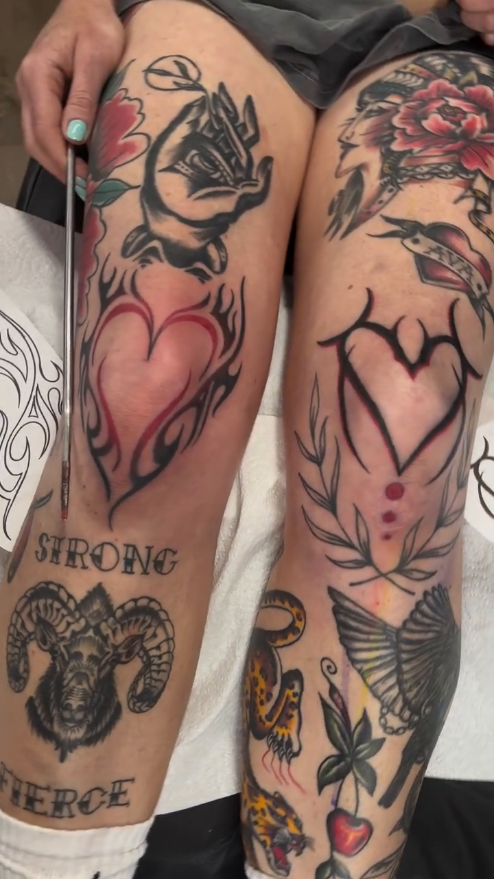 Tattoo by @hobokellyart โ neo_traditional, black_and_grey