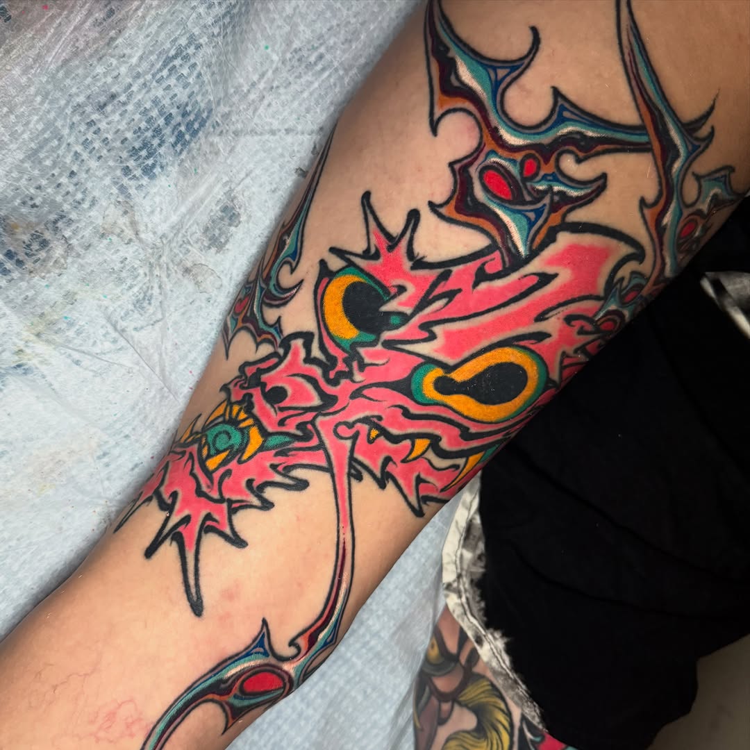 Tattoo by @woojintattoo — new_school, japanese_irezumi