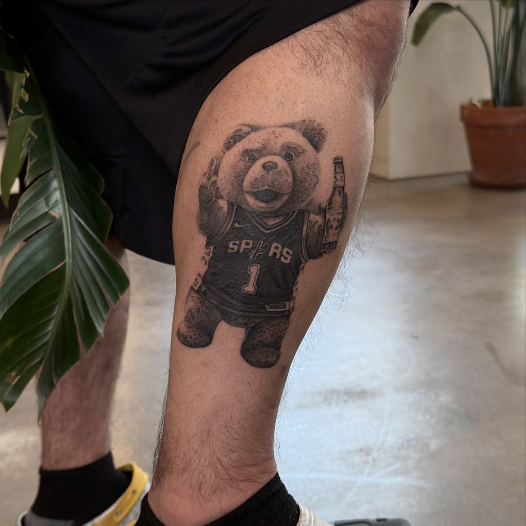 Tattoo by @joe.cruz_tattoos — realism, black_and_grey