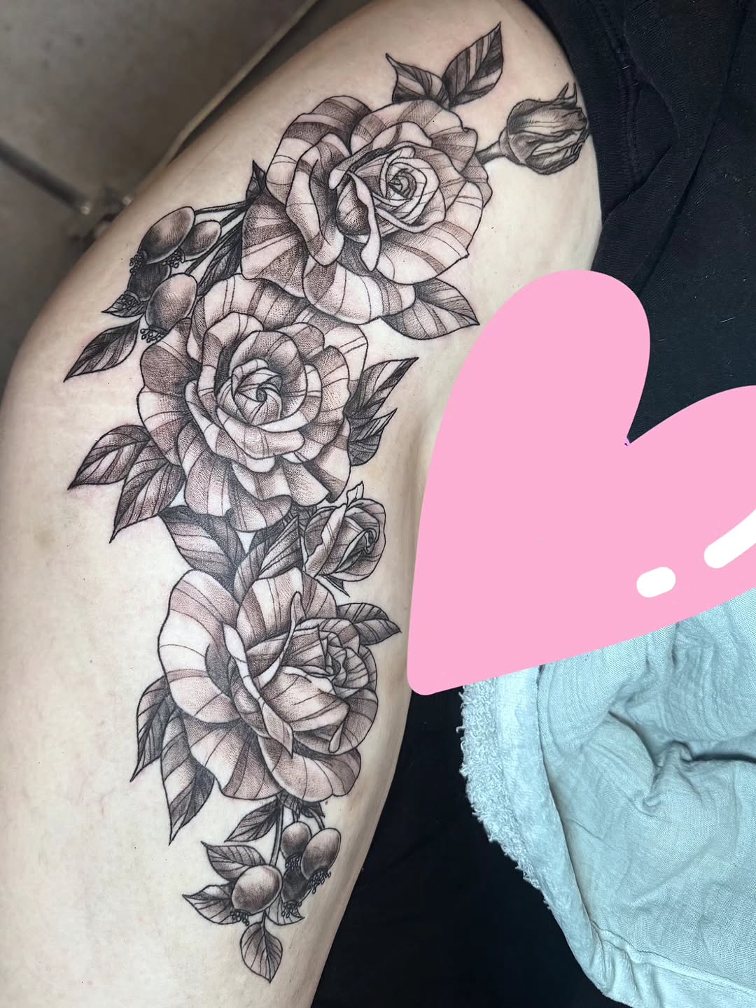Tattoo by @bongobodyart — black_and_grey, realism