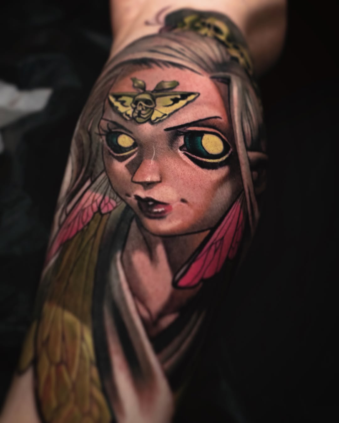 Tattoo by @levihiltontattoos โ new_school, dark_realism