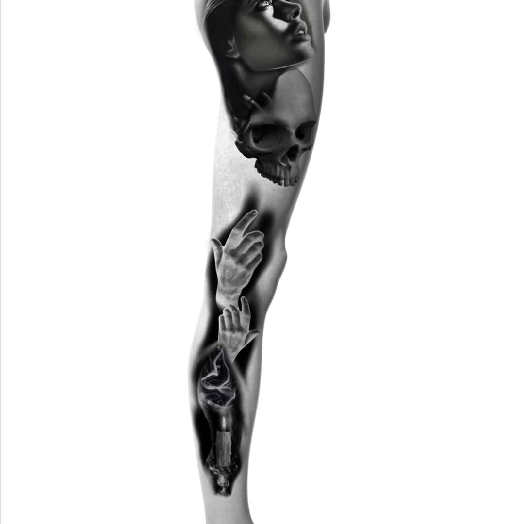 Tattoo by @timbishop_tattoos — realism, dark_realism