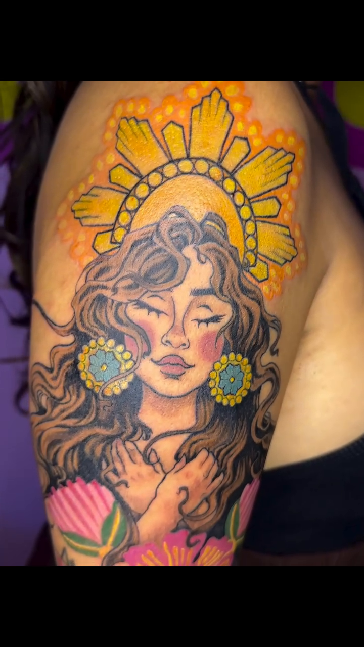 Tattoo by @katikattattoos — illustrative, neo_traditional