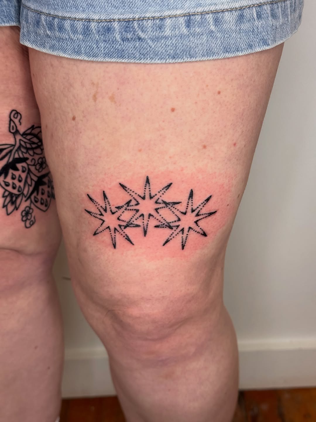 Tattoo by @zap.mommy — dotwork, fine_line