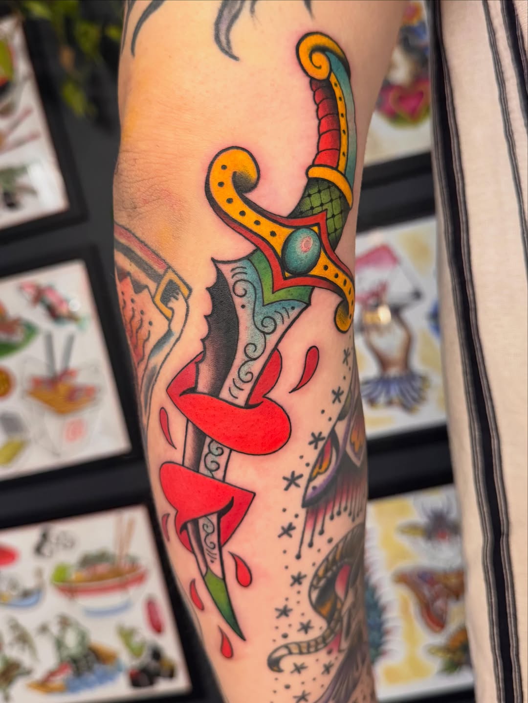 Tattoo by @bellalouisetattoo โ american_traditional