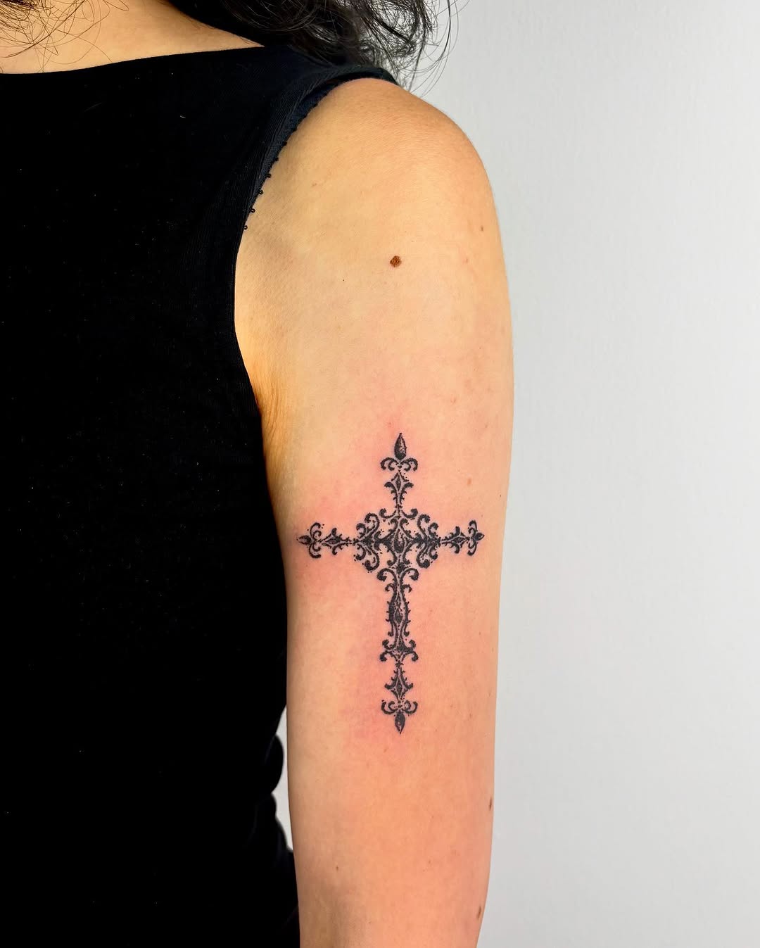 Tattoo by @dolltatt — ornamental, blackwork