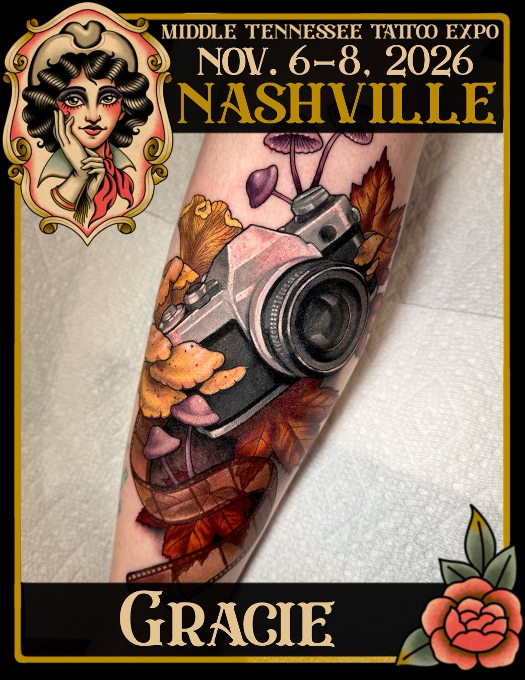 Tattoo by @gracietattoos — realism, black_and_grey