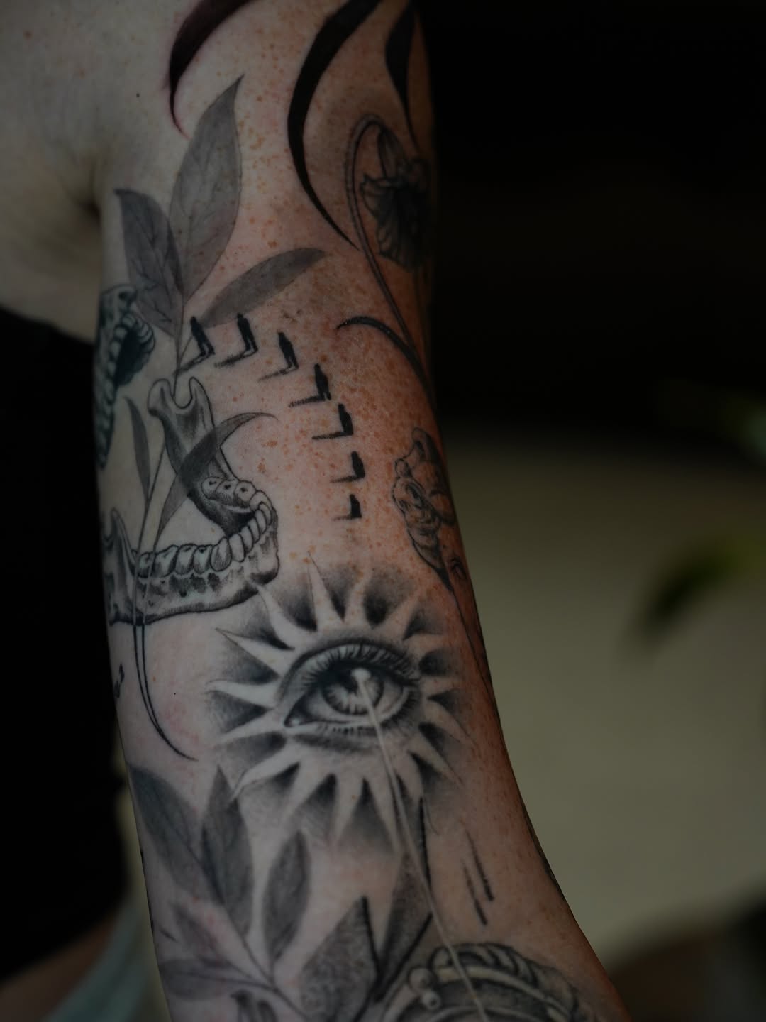 Tattoo by @tattoowithgrace — black_and_grey