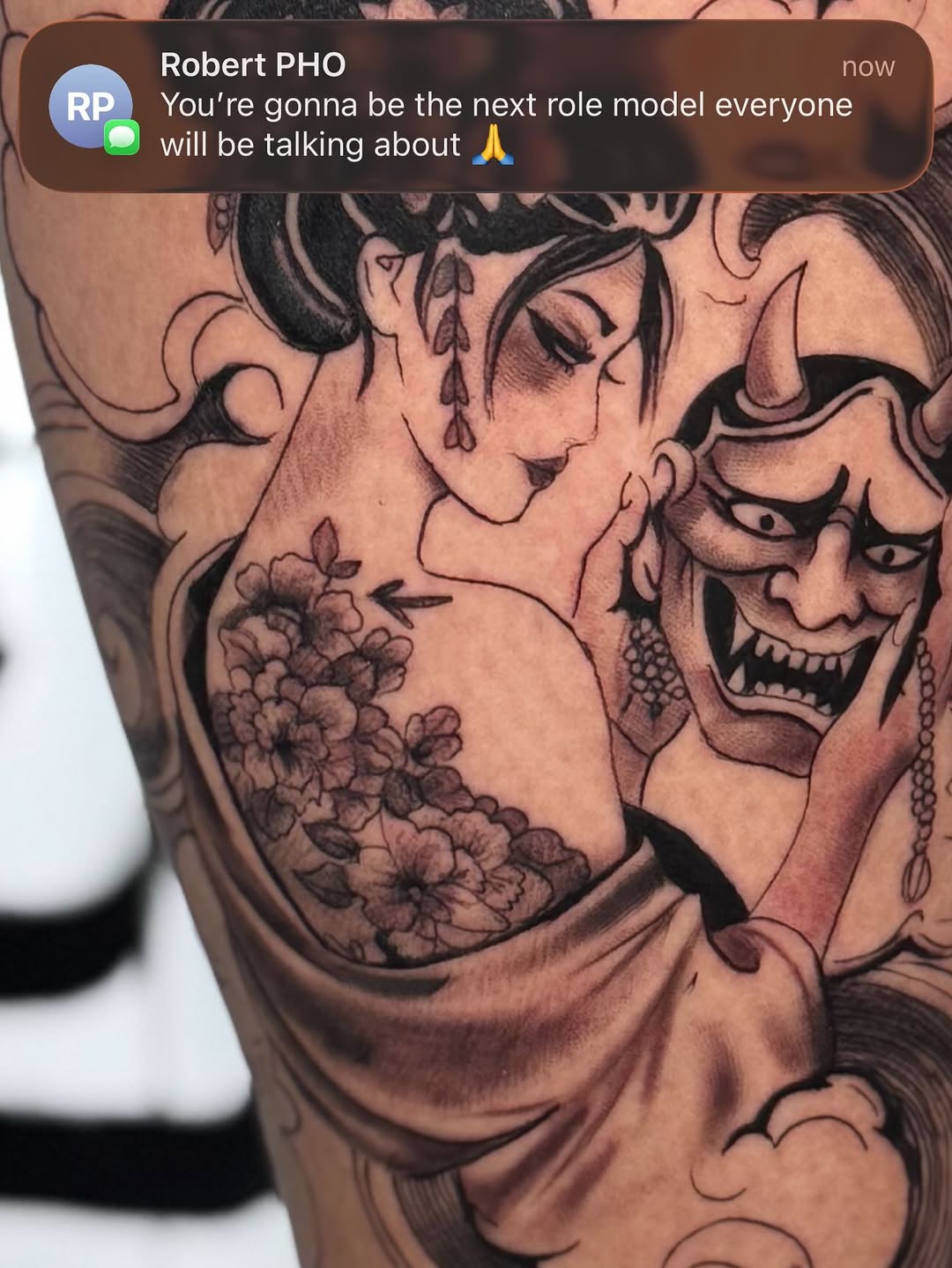 Tattoo by @iddy_sdt — japanese_irezumi, illustrative