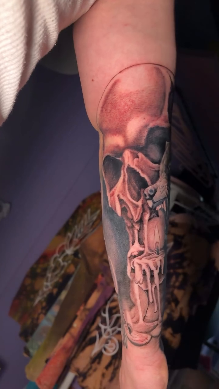 Tattoo by @art_gus_00 โ dark_realism, black_and_grey