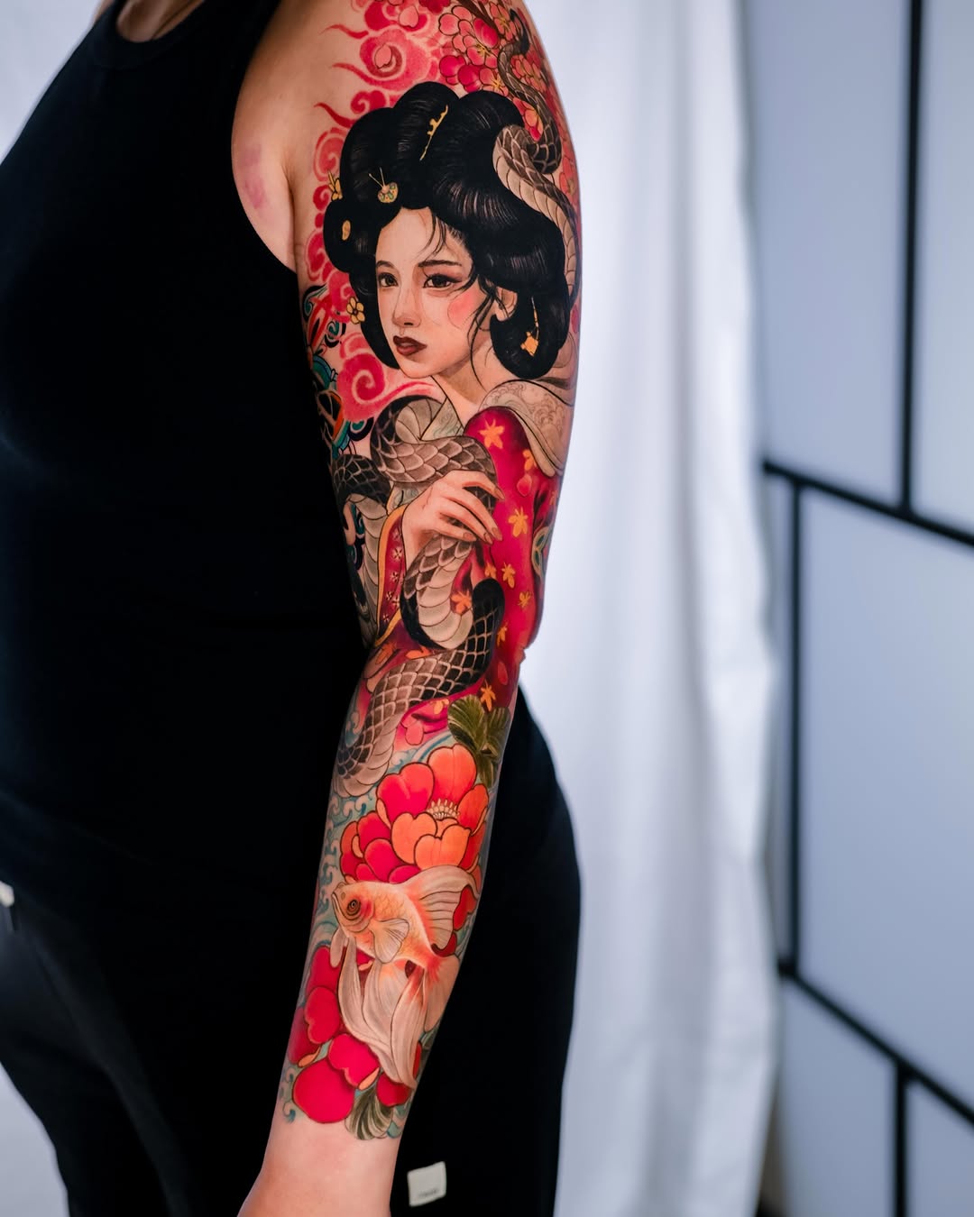 Tattoo by @andres.atattoos โ japanese_irezumi