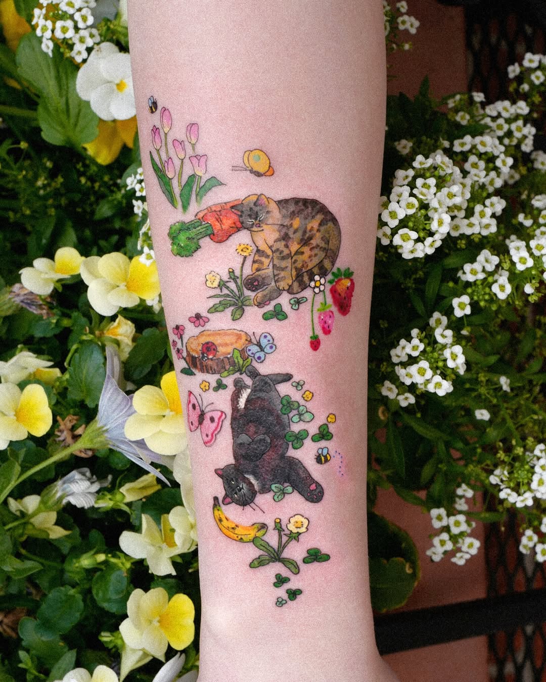 Tattoo by @dareumtattoo — watercolor